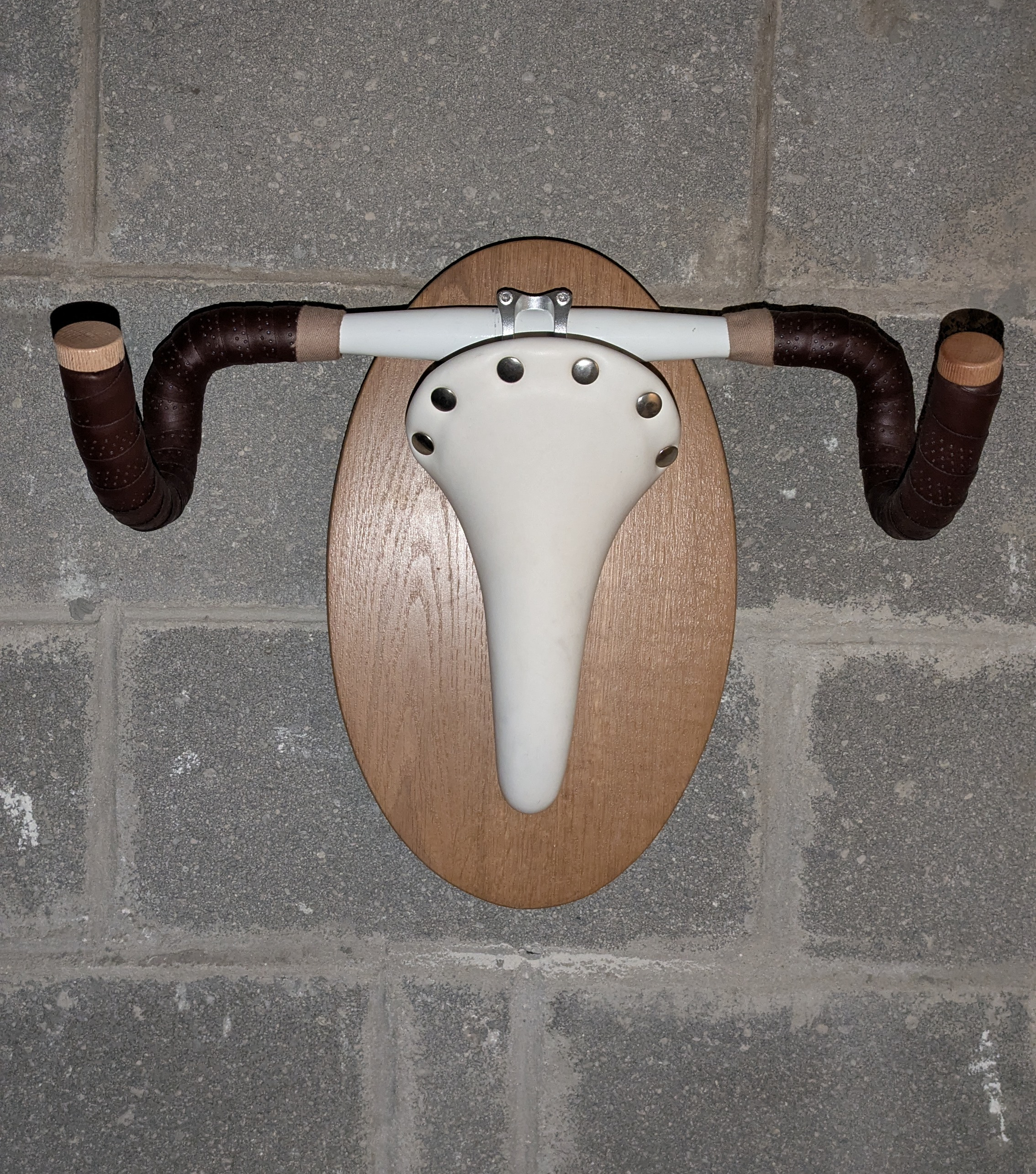 Coat rack installed in my bike garage