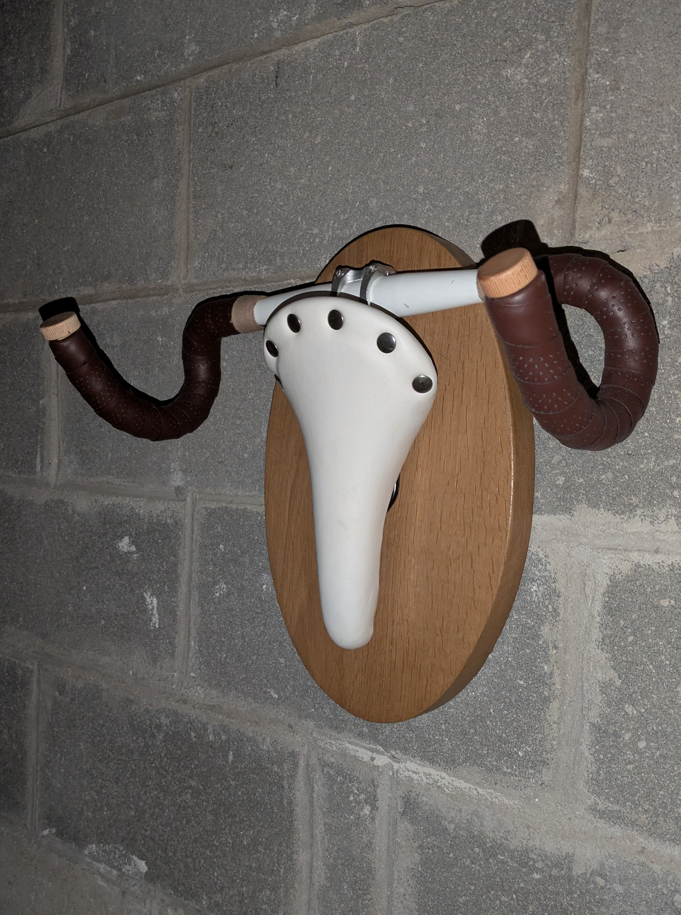 Coat rack installed in my bike garage